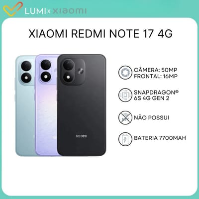 Xiaomi Redmi Note 17 4G 128GB Versão Global