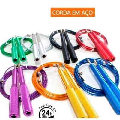 Corda de Pular Aço Profissional Crossfit 3M