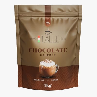 Chocolate em Pó Italle 1kg Achocolatado