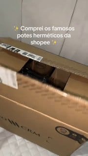 Kit Potes Herméticos em Acrílico Cristal