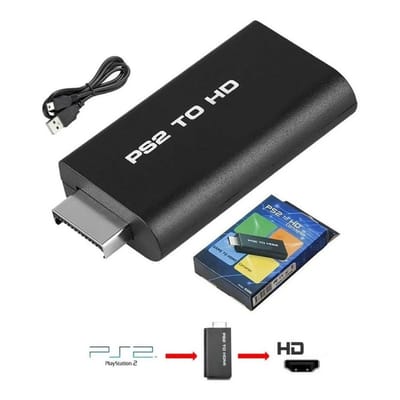 Adaptador Conversor PS2 para HDMI Áudio e Vídeo HD