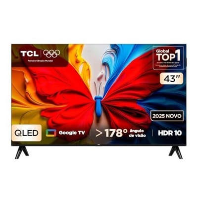 Smart TV TCL 43 QLED Full HD Google TV WiFi Bluetooth
