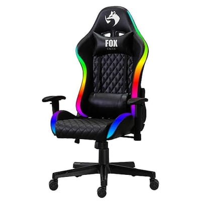 Cadeira Gamer Fox Racer RGB Reclinável até 130kg