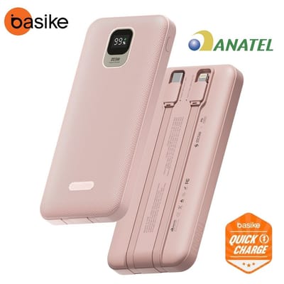 Power Bank Basike 20000/10000mAh com Display Digital
