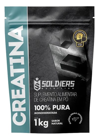 Creatina Soldiers Nutrition 1kg Sem Sabor