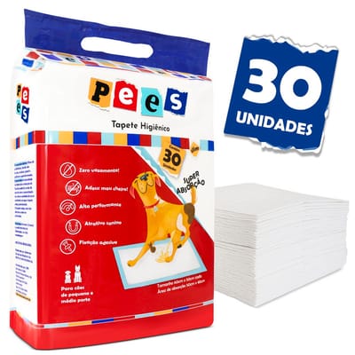Tapete Higiênico Slim para Cães 30 Unidades 50x60cm