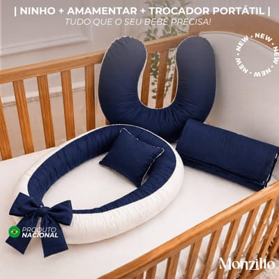Ninho Redutor Almofada Amamentação Trocador Portátil Bebê