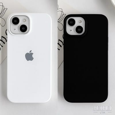 Capa Silicone Aveludada Premium para iPhone