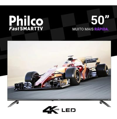 Smart TV Philco 50 Polegadas 4K UHD LED Roku