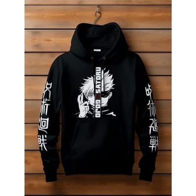 Blusa de Frio Moletom Canguru Unissex Jujutsu Kaisen Gojo