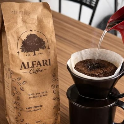Café Alfari 500g Arábica Gourmet Torrado Moído