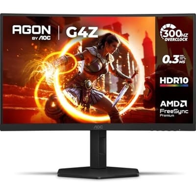 Monitor Gamer Curvo AOC AGON 27" 300Hz 0,3ms