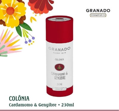 Colônia Terrapeutics Cardamomo e Gengibre 230ml Granado