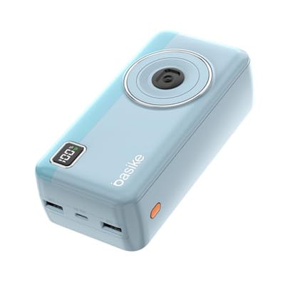 Power Bank 30000mAh Basike com Cabo Azul