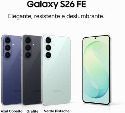 Celular Samsung Galaxy S26 FE 128GB 8GB RAM Azul Cobalto