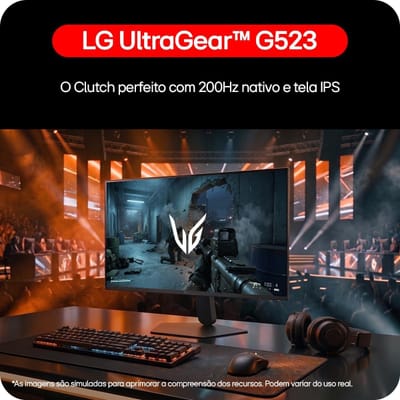 Monitor LG UltraGear IPS 25" 200Hz 1ms