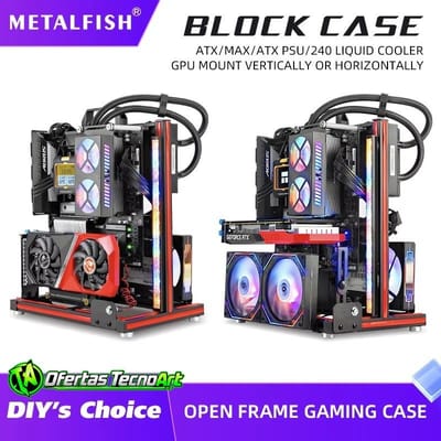 Gabinete de bancada Metalfish Block case