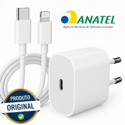 Carregador Lightning Turbo 20W com Cabo Tipo C