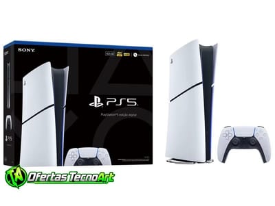 Console PlayStation 5 Edição Digital 825GB 1 Controle Branco Sony
