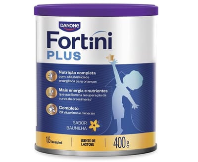 Danone Nutricia Fortini Plus Pó Baunilha 400g