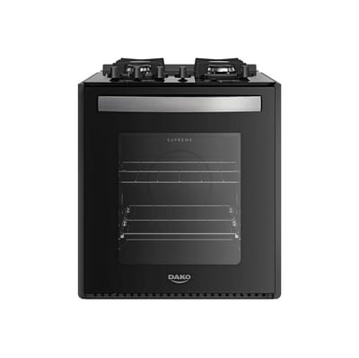 Fogão 4 Bocas de Embutir Dako Supreme Mesa de Vidro Bivolt