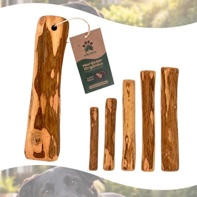 Mordedor Natural Para Cachorro Sabor Coco
