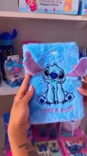 Caderno de anotações Stitch FLUFFY