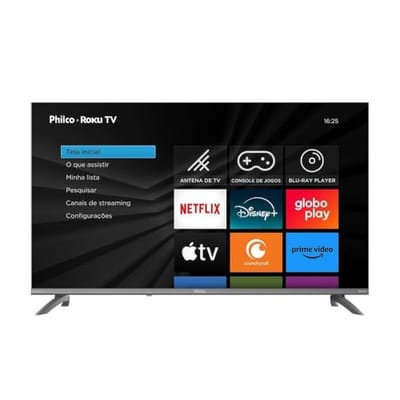 Smart TV 43 Philco Roku TV HDR10 Dolby Audio
