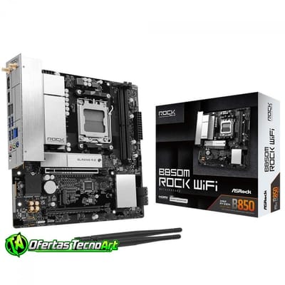 Placa Mãe ASRock B850M Rock WiFi AMD AM5 DDR5