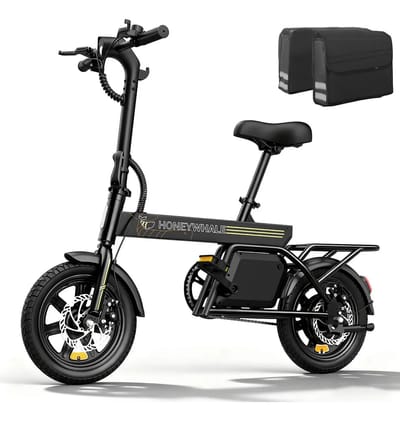 Bicicleta Elétrica Honeywhale B20 440W Dobrável Aro 14