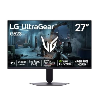 Monitor Gamer LG UltraGear 27 IPS 200Hz 1ms Full HD