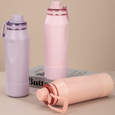 Garrafa Térmica Inox 950ml e 650ml Parede Dupla