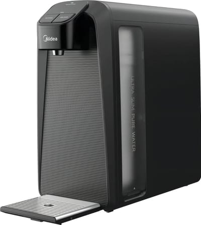 Purificador Midea SlimPure Bivolt Cinza com Filtro de 2 Estágios