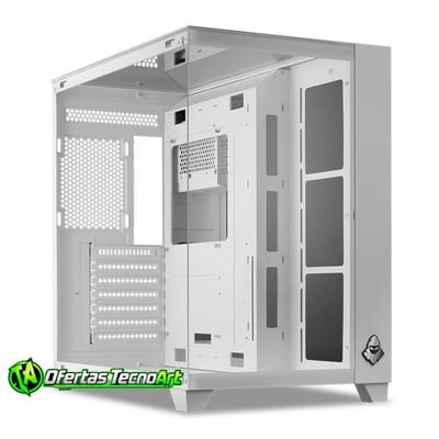 Gabinete Gamer Mancer CV550 Mid-Tower Vidro Branco