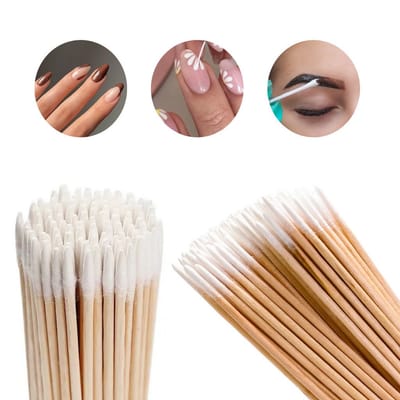 700 Palitos Com Algodão Para Limpeza e Micropigmentação
