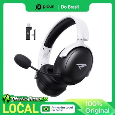 Headset Sem Fio Picun G3 2.4GHz Baixa Latência