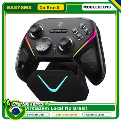 Controle EasySMX D10 com base de carregamento