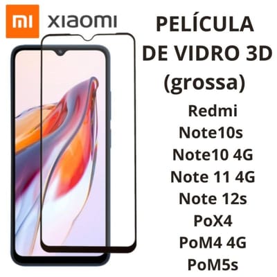 Película de Vidro Grossa Xiaomi Redmi