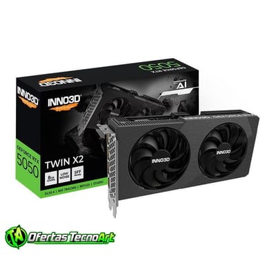 Placa de Vídeo INNO3D RTX 5050 Twin X2 8GB GDDR6