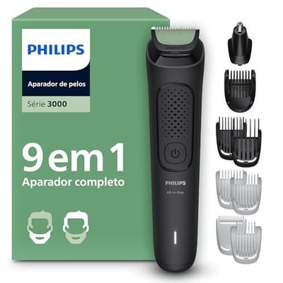 Aparador e Barbeador Philips Série 3000 9 em 1