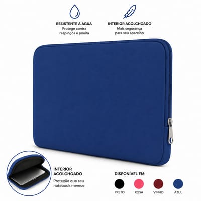 Capa Maleta de Notebook 13 a 17 Polegadas