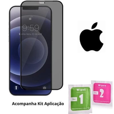 Película Privacidade Vidro 3D iPhone Todos Modelos