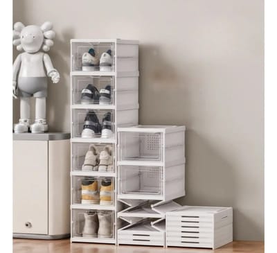 Sapateira Vertical Modular 6 Pares Branco