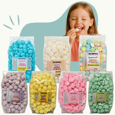200 Mini Suspiro para Lembrancinha 140g