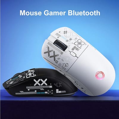 Mouse Sem Fio Recarregável Bluetooth RGB Uniwity