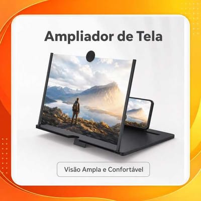 Amplificador De Imagem Da Tela Do Celular Lupa 3D