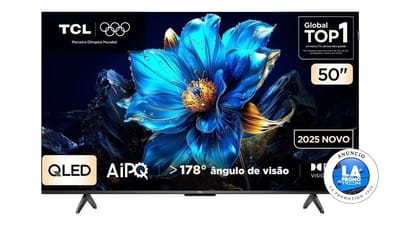 Smart TV 50 4K QLED Google TV TCL 50P7K