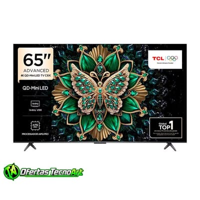 Smart TV 65 QD-Mini Led 4K 144Hz Google TV TCL
