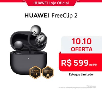 HUAWEI FreeClip 2 Fone de Ouvido Bluetooth Sem Fio