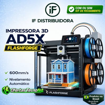 Impressora 3D Flashforge AD5X Multicolor